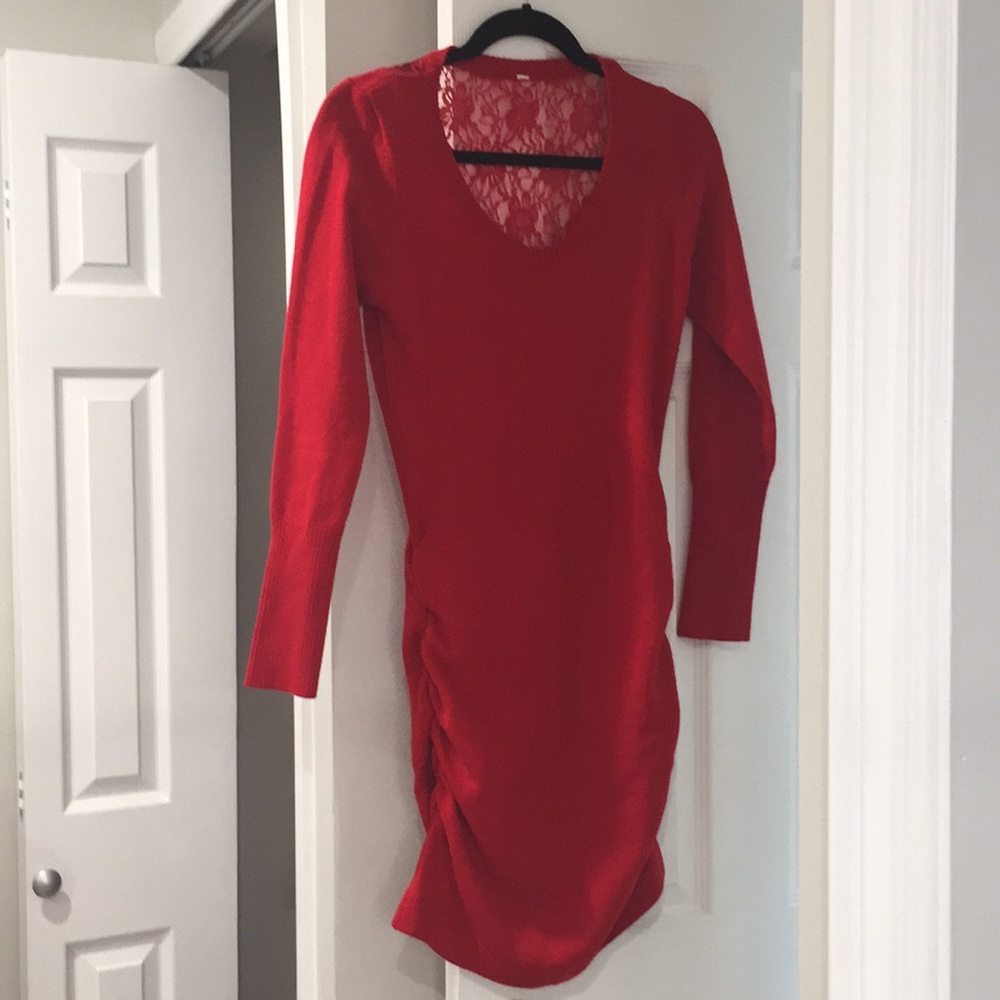 Red dress